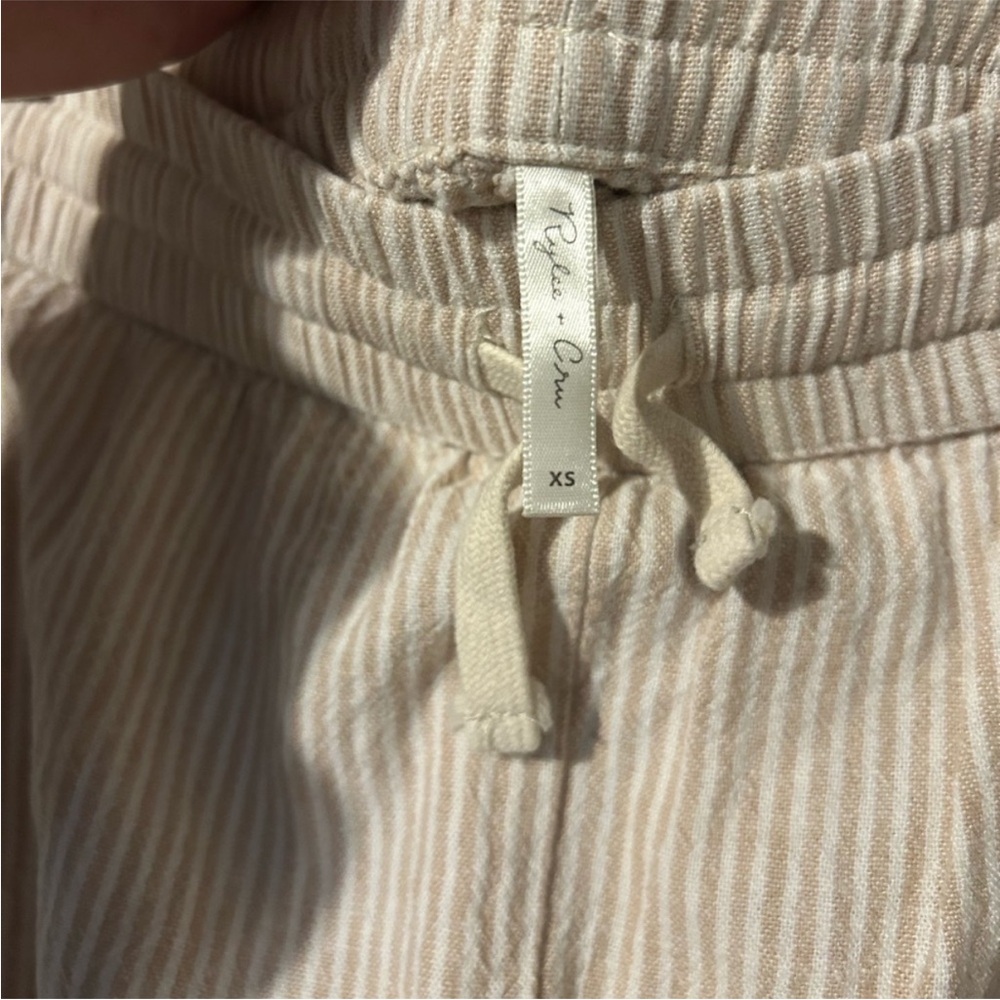 Rylee + Cru Beige Wide-Leg Pants - Picture 2 of 3